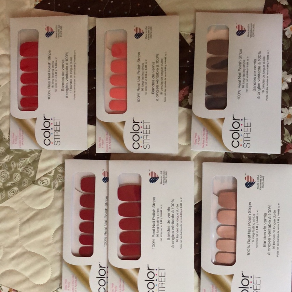 Color Street 6 sets at $8 each
